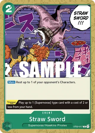 Straw Sword #ST02-017 · Revision Pack Cards One Piece card