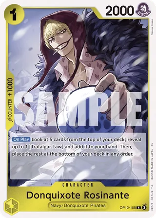 Donquixote Rosinante #OP12-108 · Legacy of the Master One Piece card