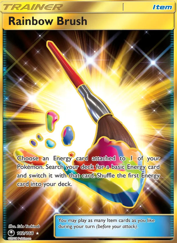 Rainbow Brush full card art
