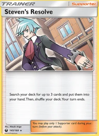 Steven’s Resolve #145 · Celestial Storm Pokémon card