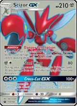 Scizor GX · Celestial Storm Pokémon card