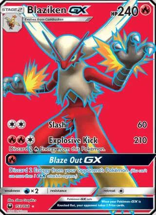 Blaziken GX #153 · Celestial Storm Pokémon card
