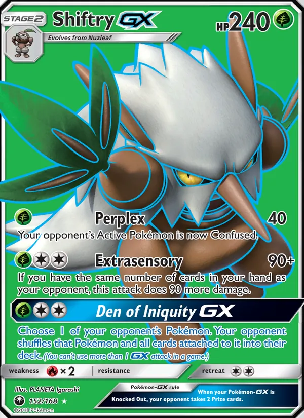 Shiftry GX full card art
