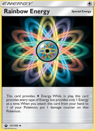 Rainbow Energy #151 · Celestial Storm Pokémon card