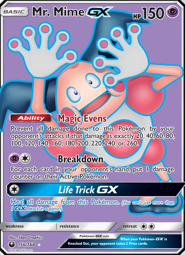 Mr. Mime GX full card art