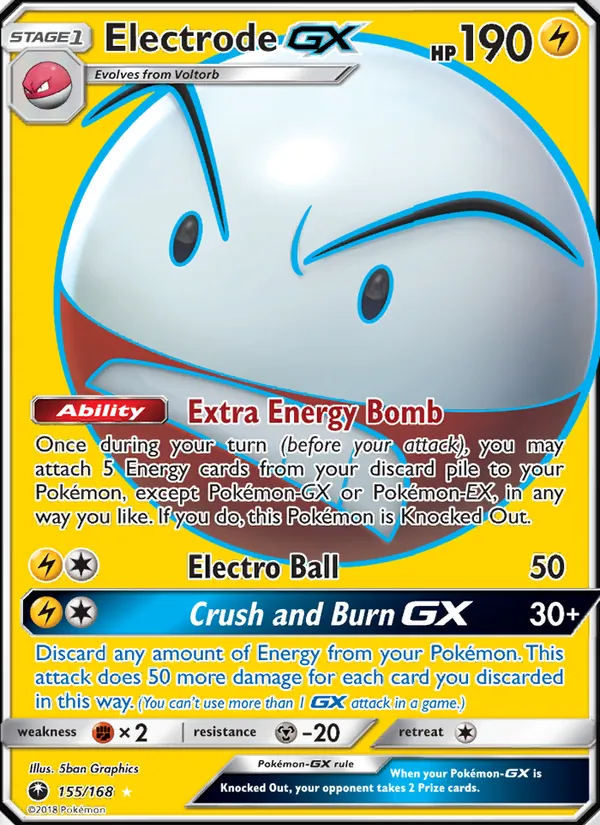 Electrode GX full card art