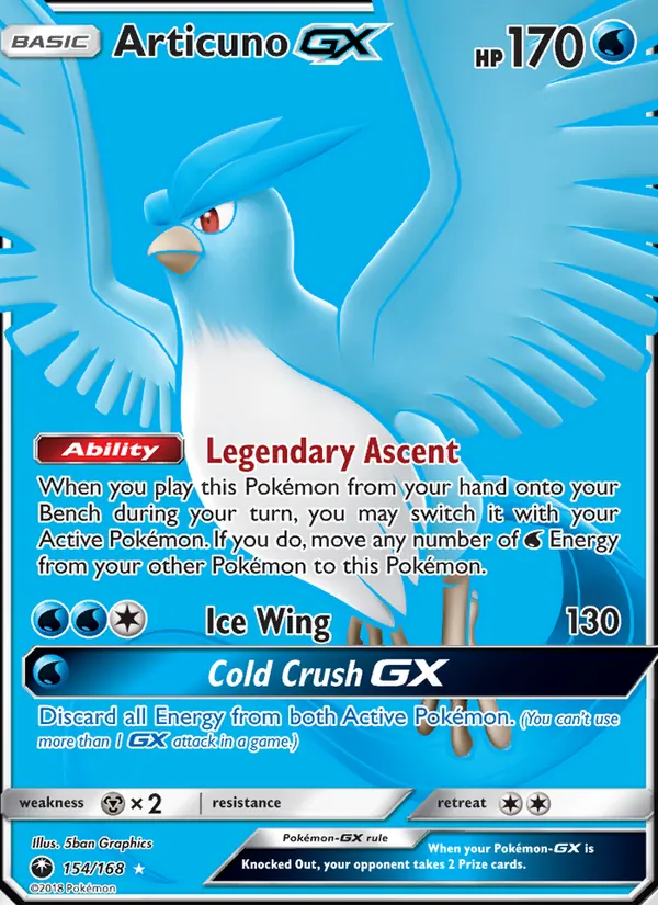 Articuno GX full card art
