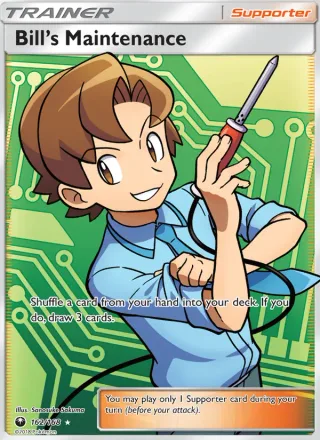 Bill’s Maintenance #162 · Celestial Storm Pokémon card