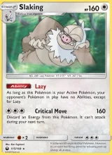 Slaking · Celestial Storm Pokémon card