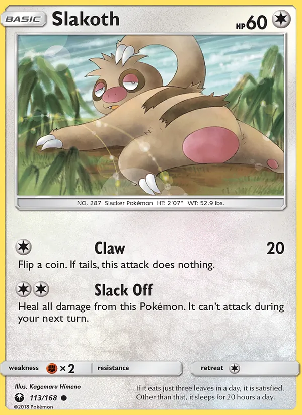 Slakoth full card art