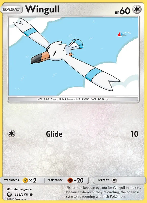 Wingull full card art