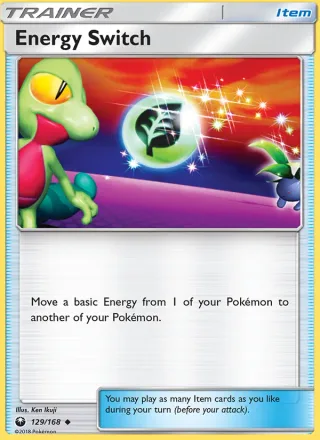 Energy Switch #129 · Celestial Storm Pokémon card