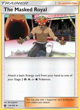 The Masked Royal #139 · Celestial Storm Pokémon card