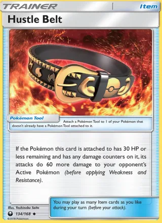 Hustle Belt #134 · Celestial Storm Pokémon card
