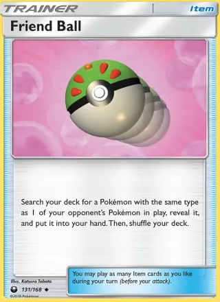 Friend Ball #131 · Celestial Storm Pokémon card