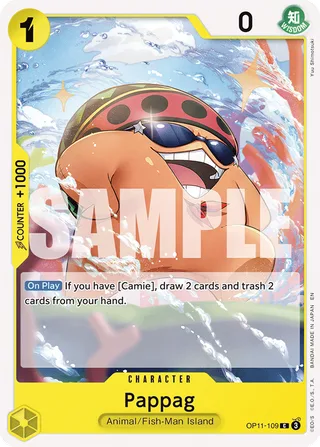 Pappag #OP11-109 · A Fist of Divine Speed Release Event Cards One Piece card