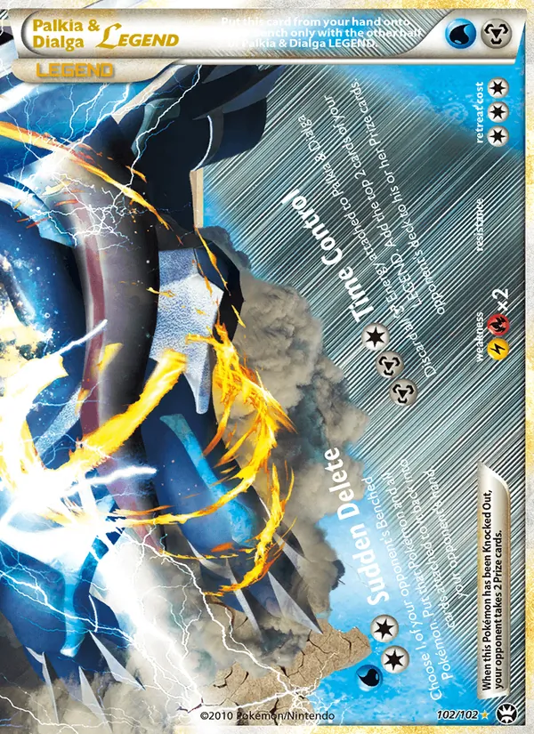 Palkia & Dialga LEGEND full card art