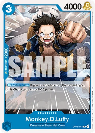 Monkey.D.Luffy #OP15-051 · Adventure on Kami's Island One Piece card