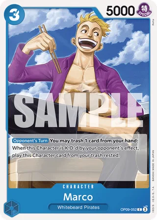 Marco #OP09-052 · Emperors in the New World One Piece card