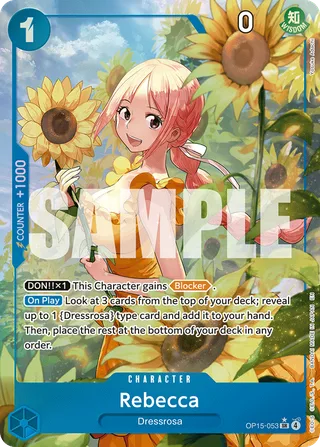 Rebecca (Alternate Art) #OP15-053-alternate-art · Adventure on Kami's Island One Piece card