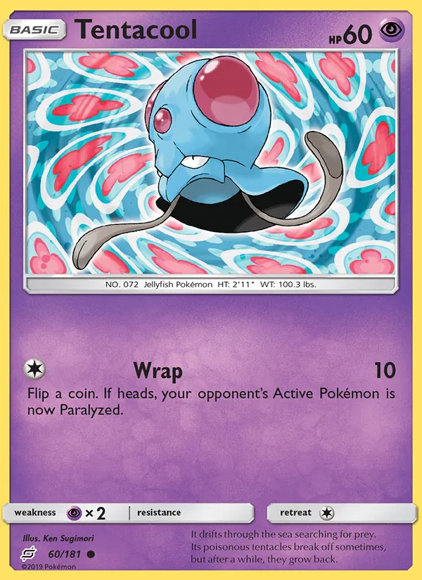 Tentacool full card art