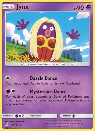 Jynx #68 · Team Up Pokémon card
