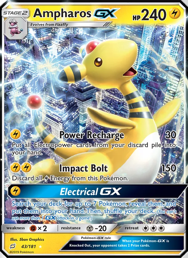 Ampharos GX full card art