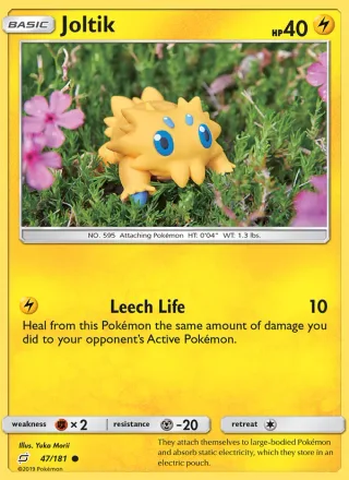 Joltik #47 · Team Up Pokémon card