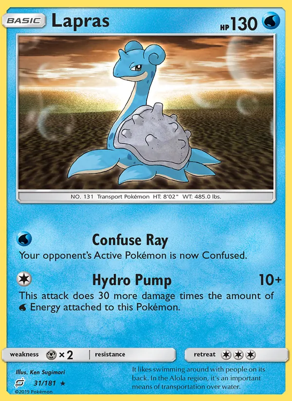 Lapras full card art