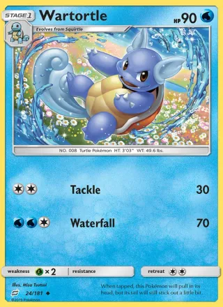 Wartortle #24 · Team Up Pokémon card