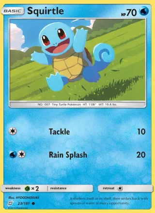 Squirtle #23 · Team Up Pokémon card