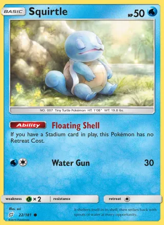 Squirtle #22 · Team Up Pokémon card