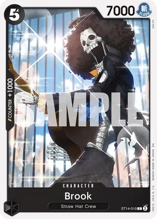 Brook (Reprint) #ST14-010-reprint · ST-26: Starter Deck 26 PURPLE/BLACK Monkey.D.Luffy One Piece card