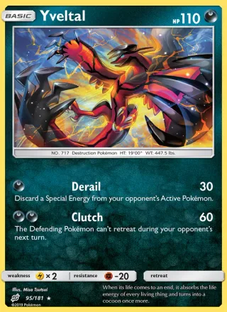 Yveltal #95 · Team Up Pokémon card
