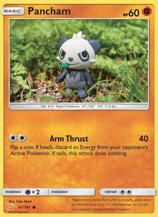 Pancham #81 · Team Up Pokémon card