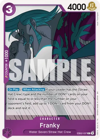 Franky #EB02-037 · Extra Booster: Anime 25th Collection One Piece card