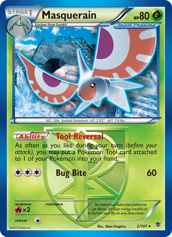 Masquerain full card art