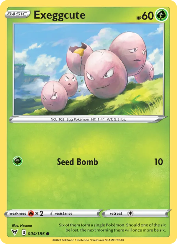 Exeggcute full card art