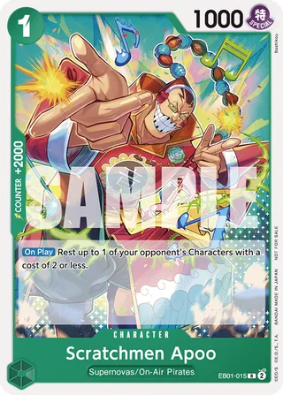 Scratchmen Apoo (Tournament Pack 2025 Vol. 2) #EB01-015-tournament-pack-2025-vol-2 · One Piece Promotion Cards One Piece card