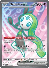 Meloetta ex · Black Bolt Pokémon card