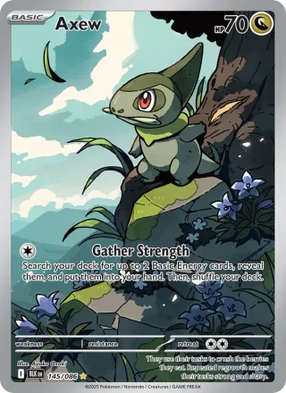 Axew #145 · Black Bolt Pokémon card