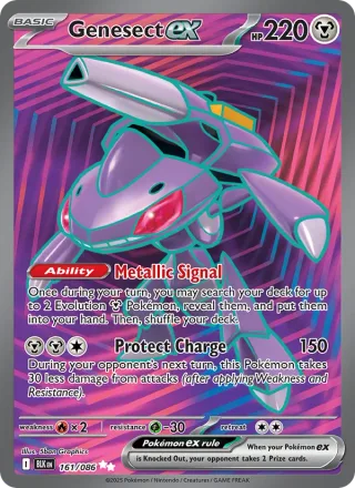 Genesect ex #161 · Black Bolt Pokémon card