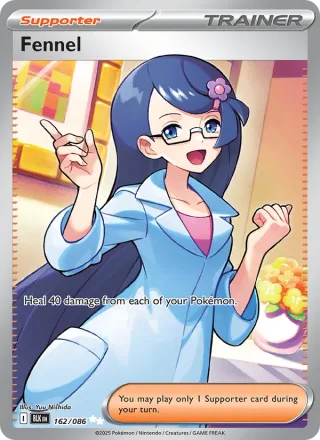 Fennel #162 · Black Bolt Pokémon card