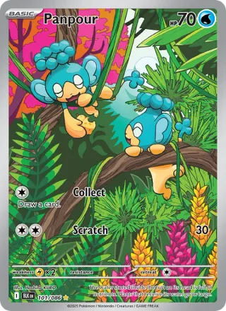 Panpour #101 · Black Bolt Pokémon card