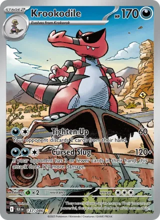 Krookodile #137 · Black Bolt Pokémon card