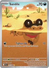 Sandile · Black Bolt Pokémon card