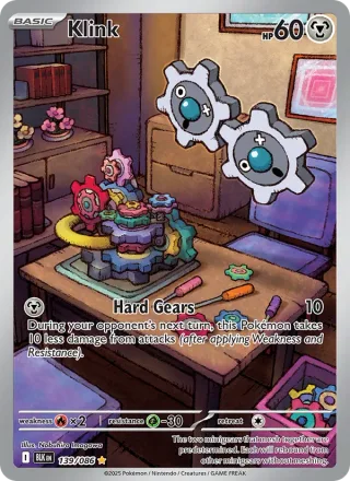Klink #139 · Black Bolt Pokémon card
