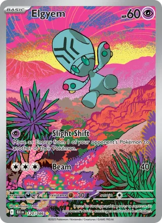 Elgyem #120 · Black Bolt Pokémon card