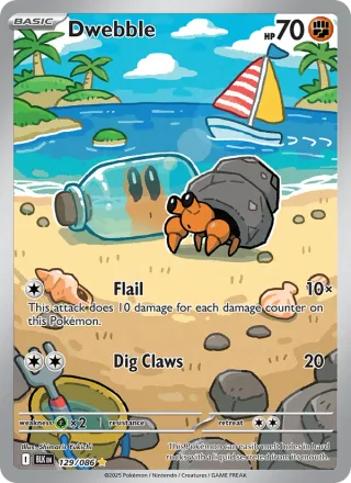 Dwebble #129 · Black Bolt Pokémon card