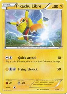 Pikachu Libre full card art